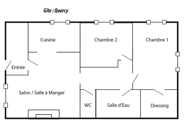 Dom wakacyjny Les De La Vallee Du Ceou