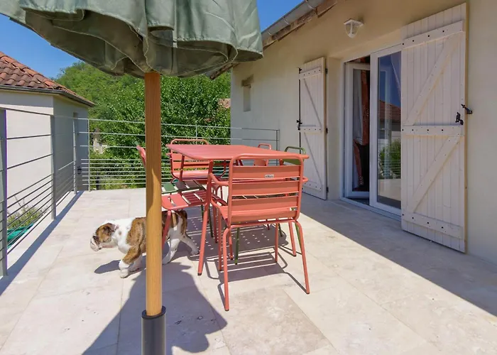 Les De La Vallee Du Ceou Dom wakacyjny Gourdon